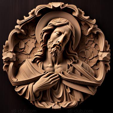 3D model st jesus (STL)